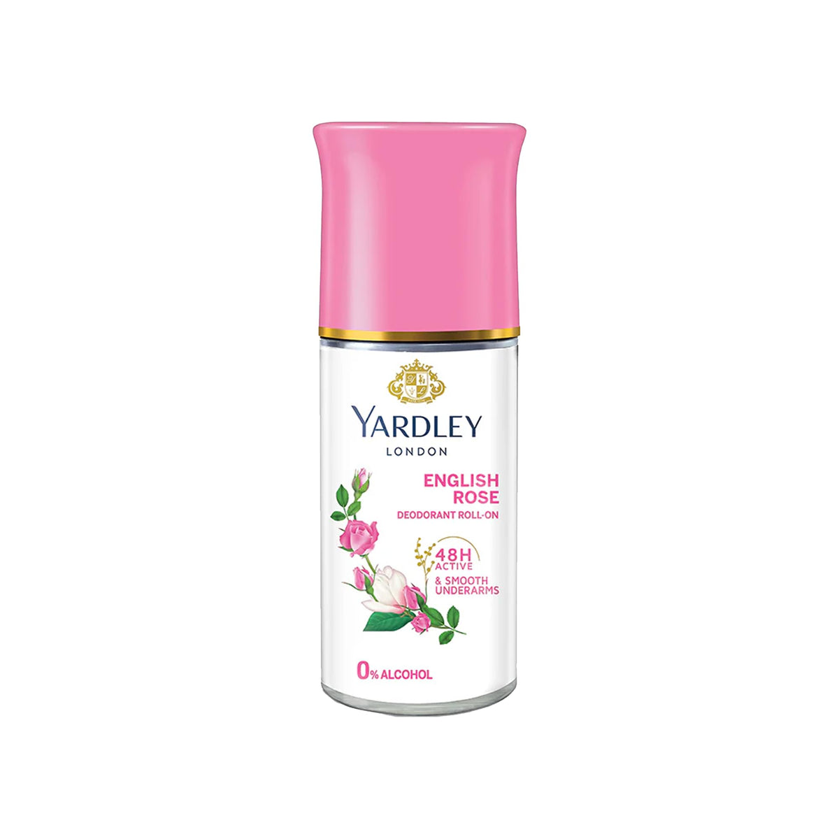 Yardley London Rosa Inglesa Roll-On, aroma floral para uso diario