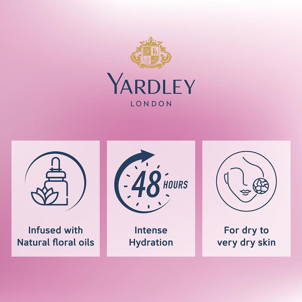 Yardley London Rosa Inglesa ofrece sensación de bienestar por su mezcla de rosas.