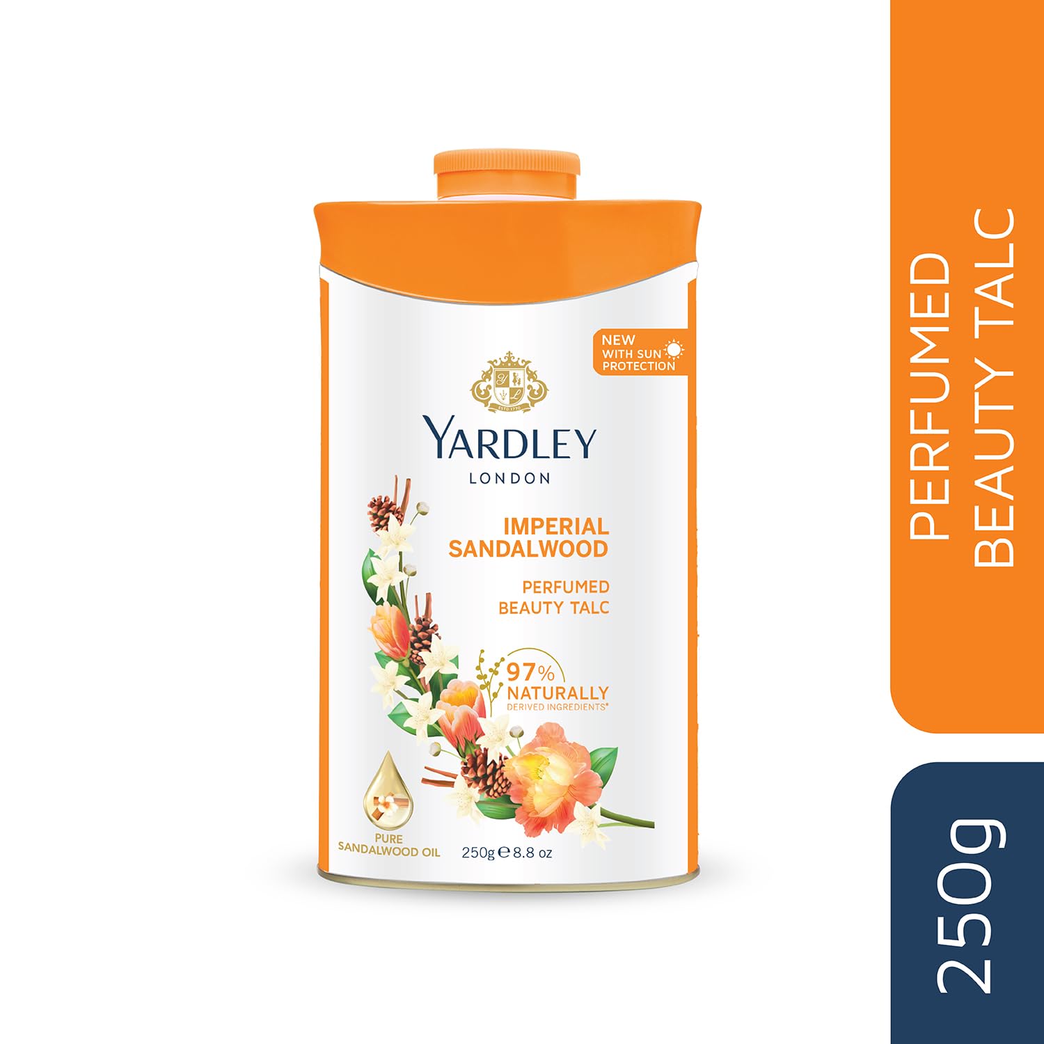 Yardley London talco aplicación diaria para frescura discreta