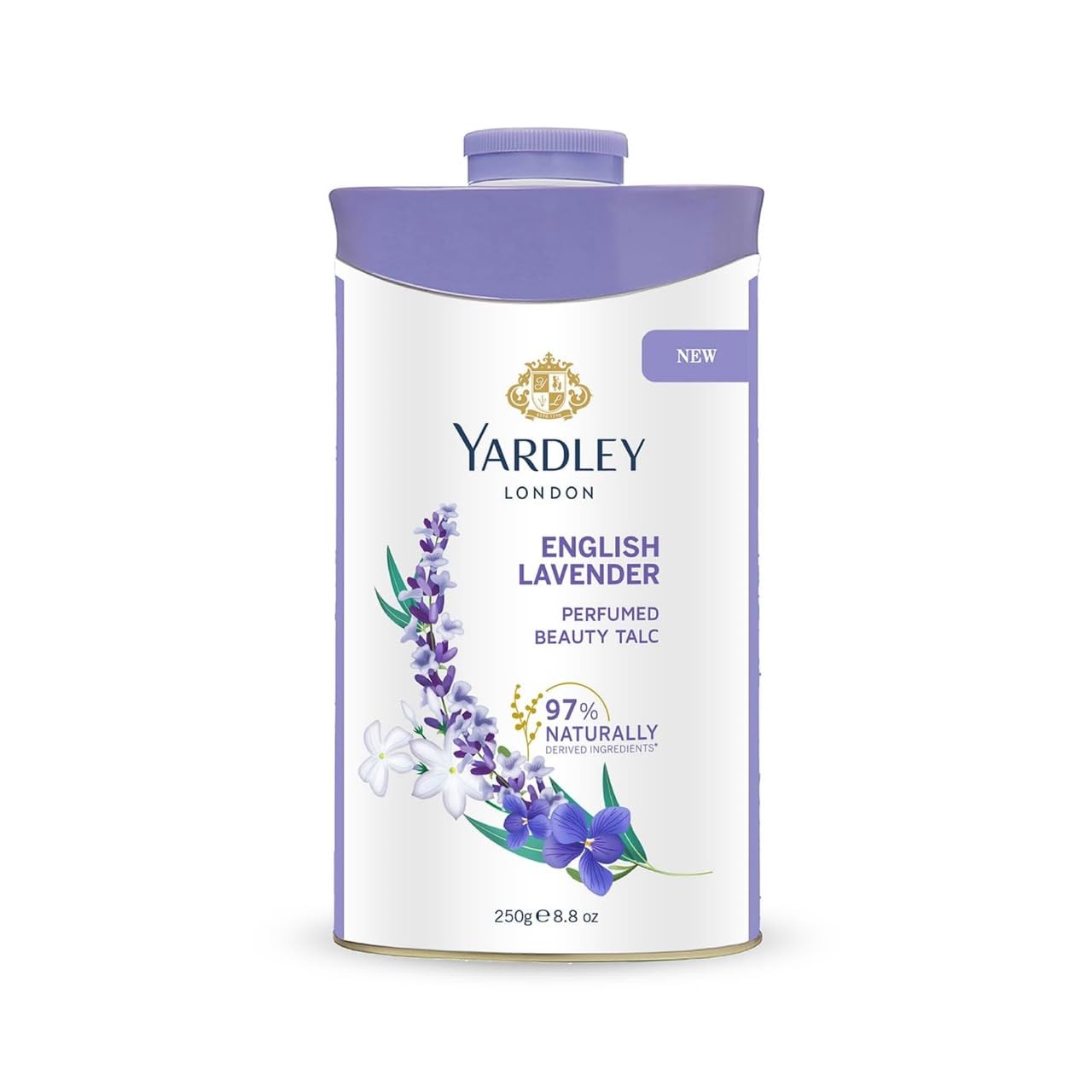 Yardley London talco lavanda: aroma fresco para piel suave tras la ducha.