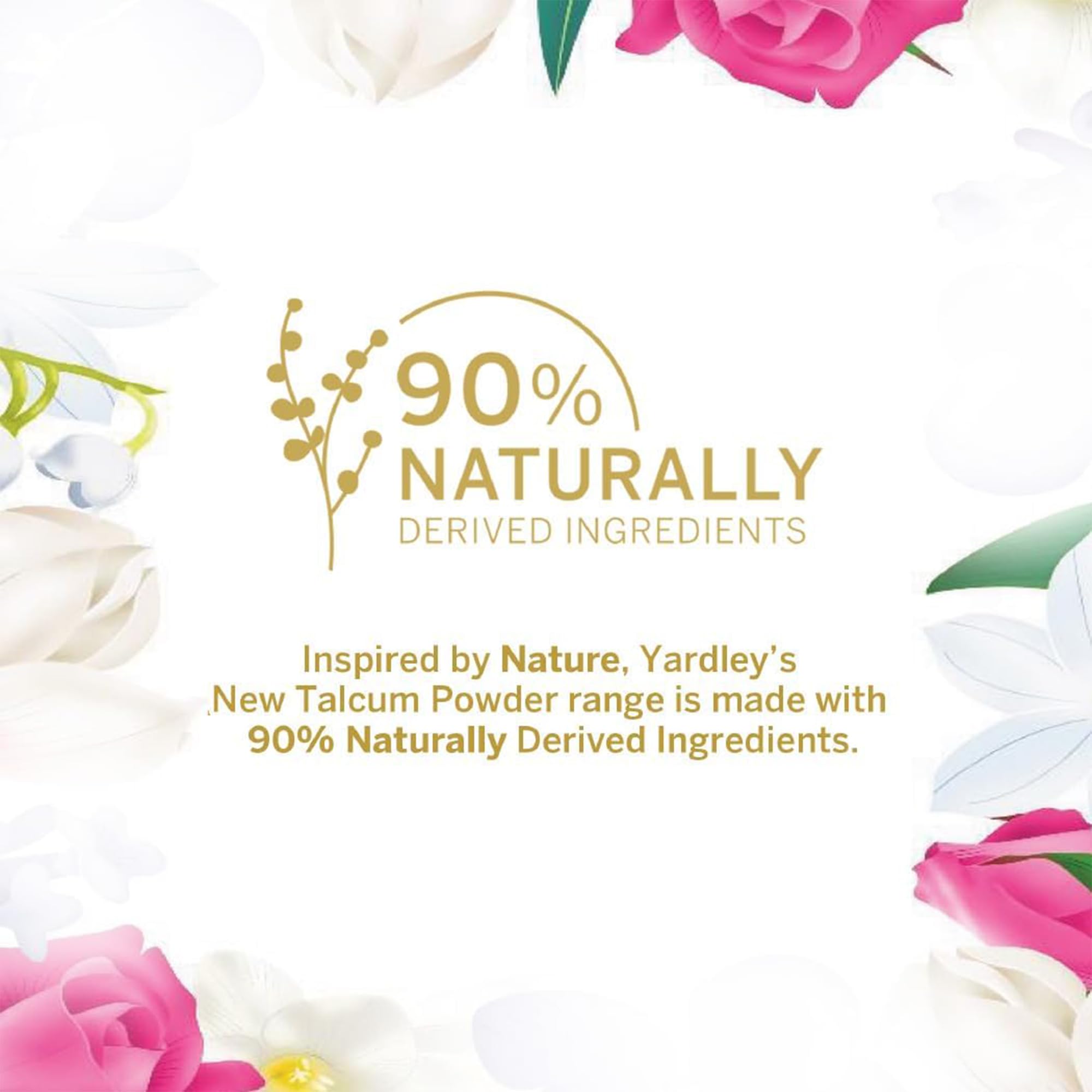 Yardley London talco Rosa, ideal tras la ducha para piel fresca.