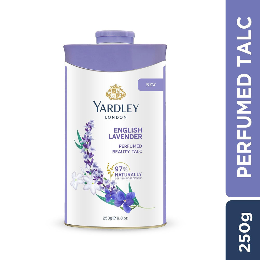 Talco perfumado Yardley lavanda: sensación de frescura durante el día.