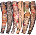 YARIEW Tattoo Sleeves for Men – 6-Piece Arm Cover Set with Sun Protection