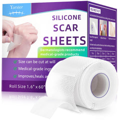 Yarster cinta silicona cicatriz rollo 1-6x60 para cuidado continuo