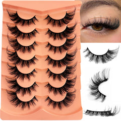 YASNAI cat eye lashes for natural, defined daily look