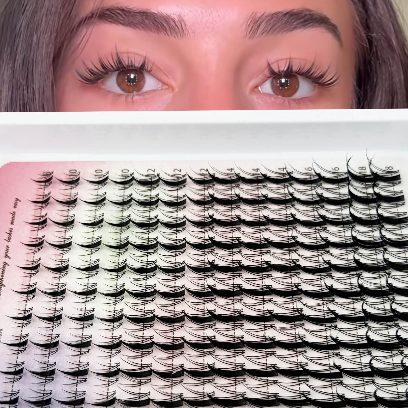 YASNAI DIY lash application tools shown for easy use at home.