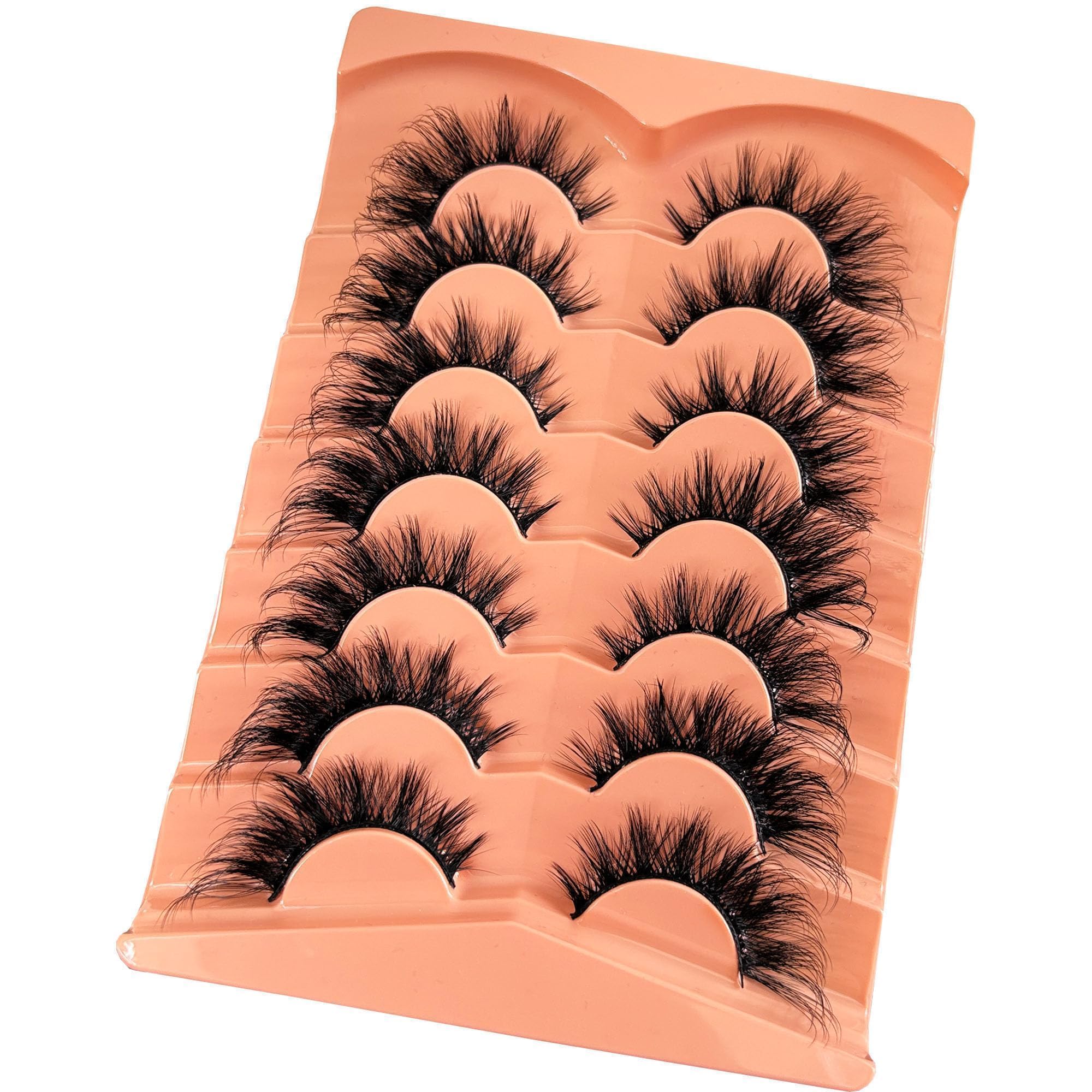 YASNAI fluffy false eyelashes with lightweight, comfortable band