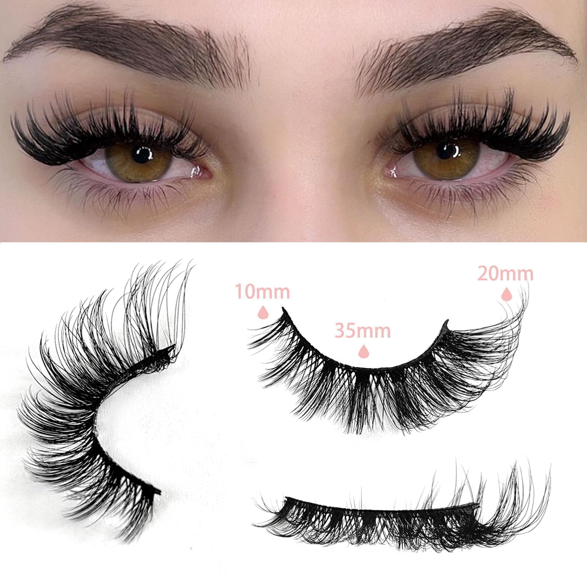 YASNAI fox eye lashes for flirtatious silhouette at night