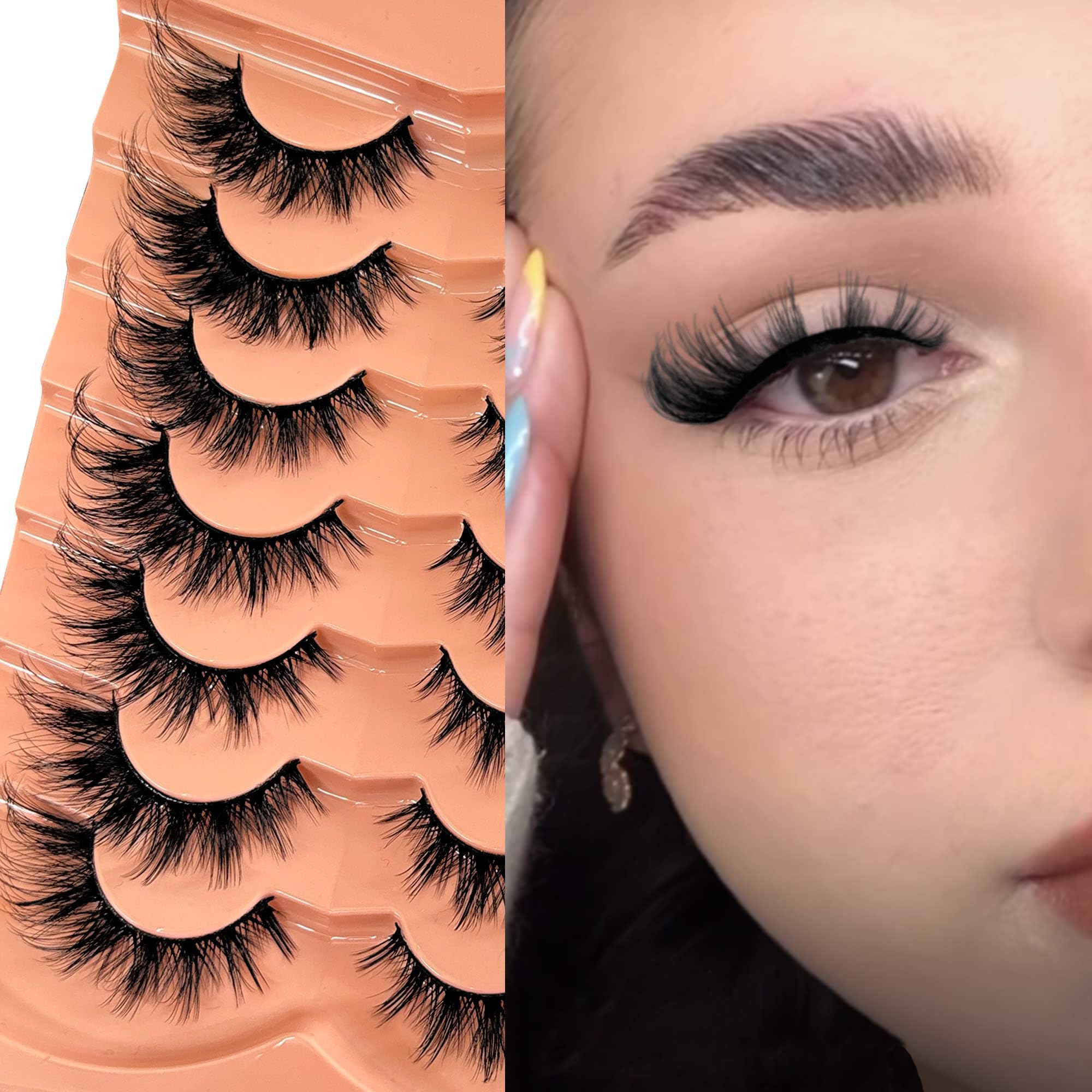 YASNAI handmade soft band lashes easy to apply and reusable