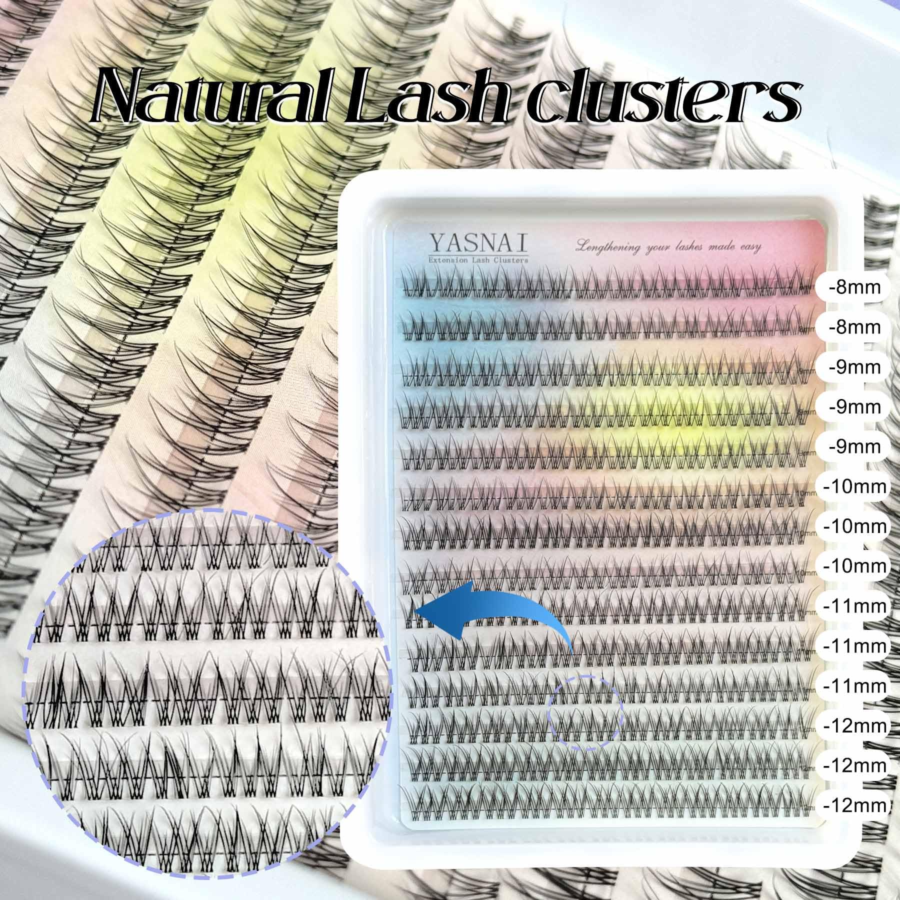 YASNAI 168-piece pack offers great value for at-home lash artistry.