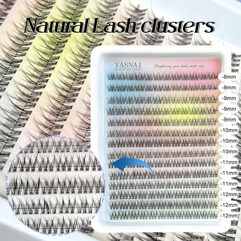 YASNAI 168-piece pack offers great value for at-home lash artistry.