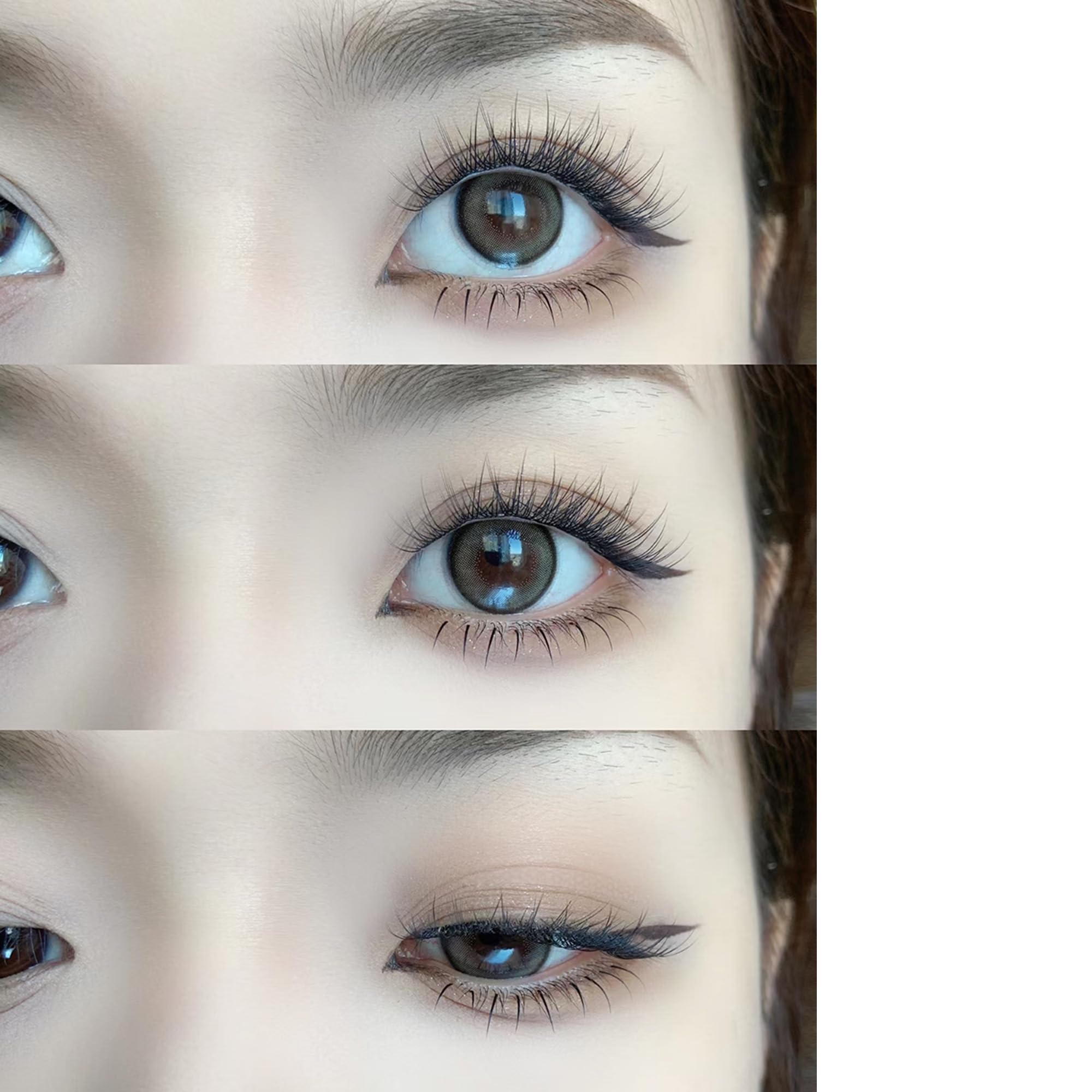 YASNAI 8mm-24-piece clusters for subtle daily lashes.