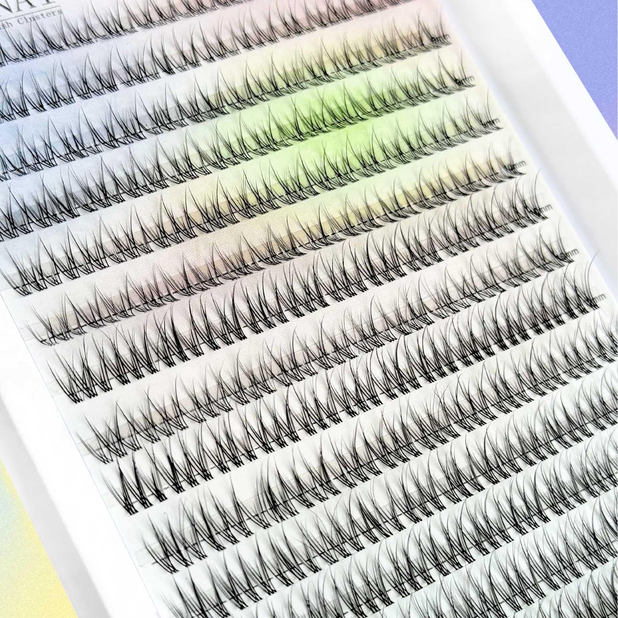 YASNAI lashes are easy to apply at home with lightweight feel.