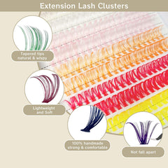 YASNAI 14-16mm mixed lashes provide versatile styling possibilities.