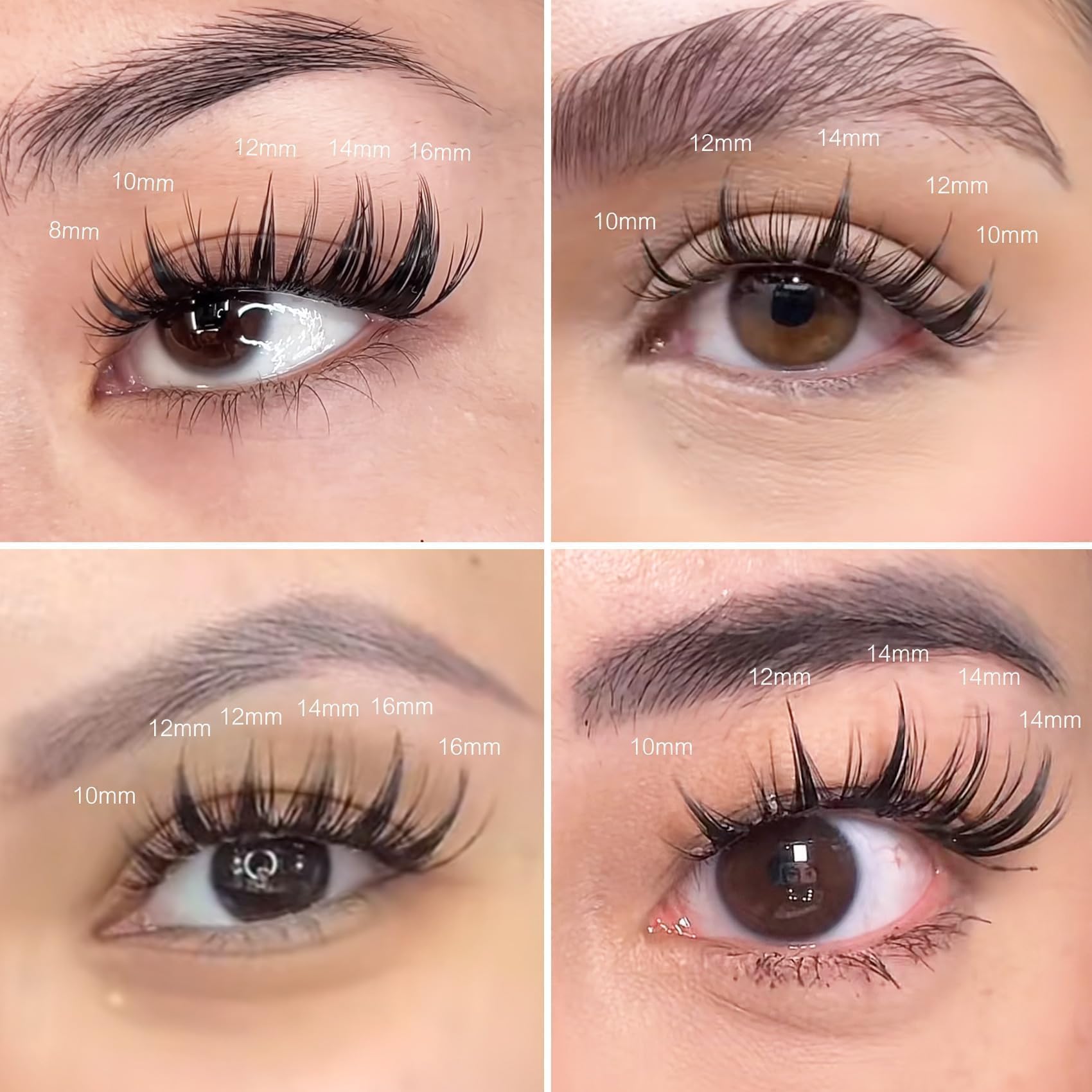 YASNAI wet-look spiky anime lashes visual example for bold style.