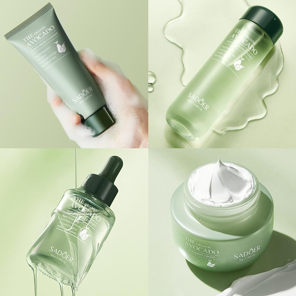 Yasovigi kit aguacate tonificador: equilibrio y frescura para la piel.