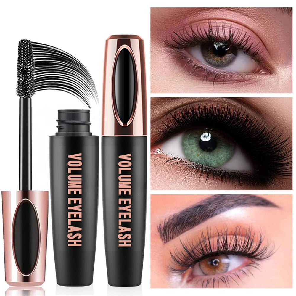 Yasovigi mascara 4D silk fiber con cepillo definido para volumen