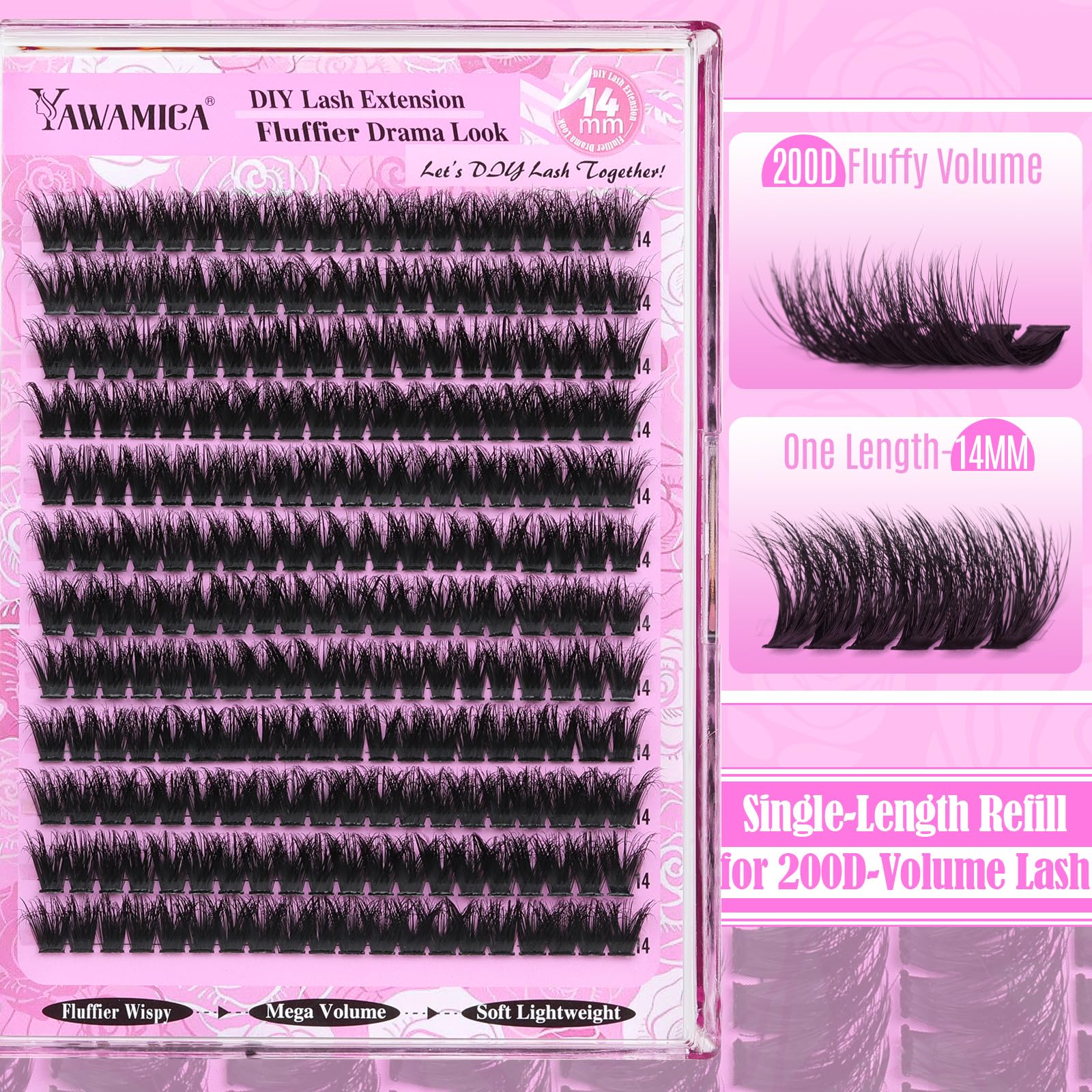 Yawamica 14mm refill pack enables easy restocking for regular users.