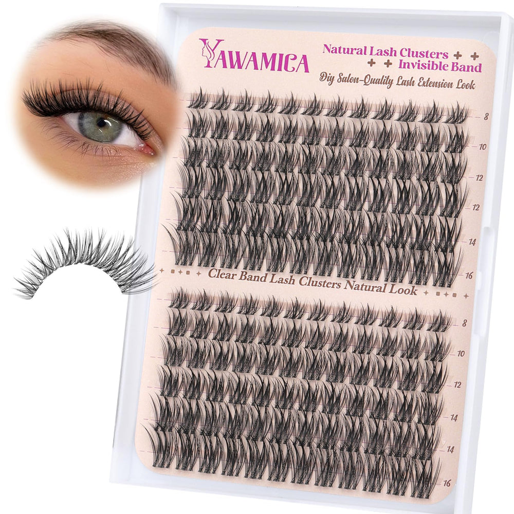 Yawamica clusters fit all eye shapes for comfortable wear.