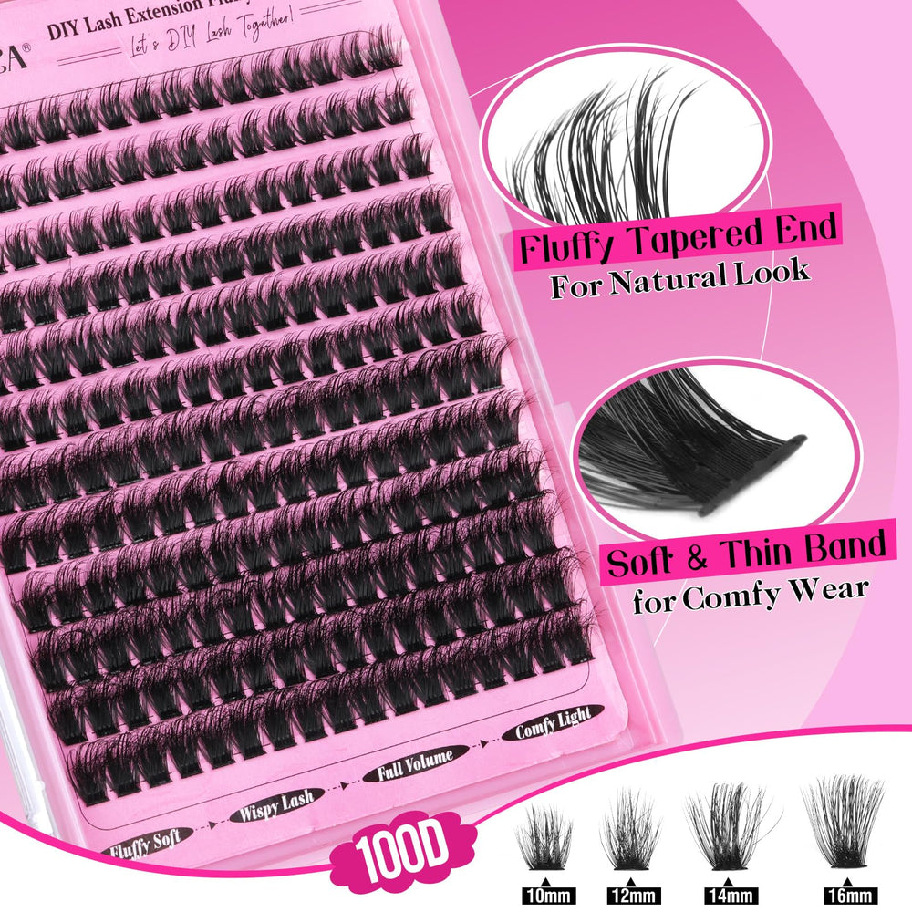 Yawamica beginner-friendly DIY lash extension steps and kit usage