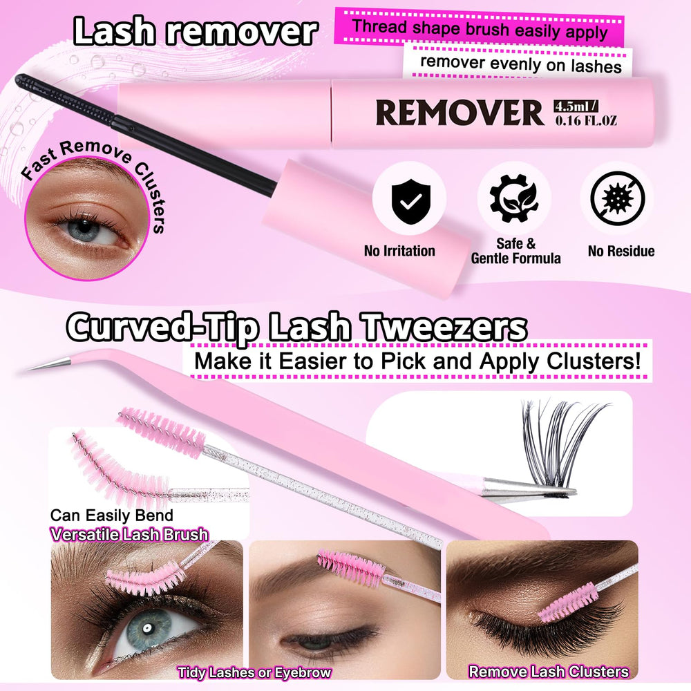 Yawamica beginner-friendly lash kit for easy DIY extensions.