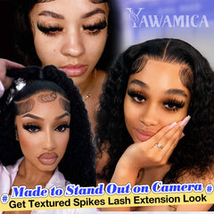 Yawamica bottom lash clusters for natural lower lash definition.