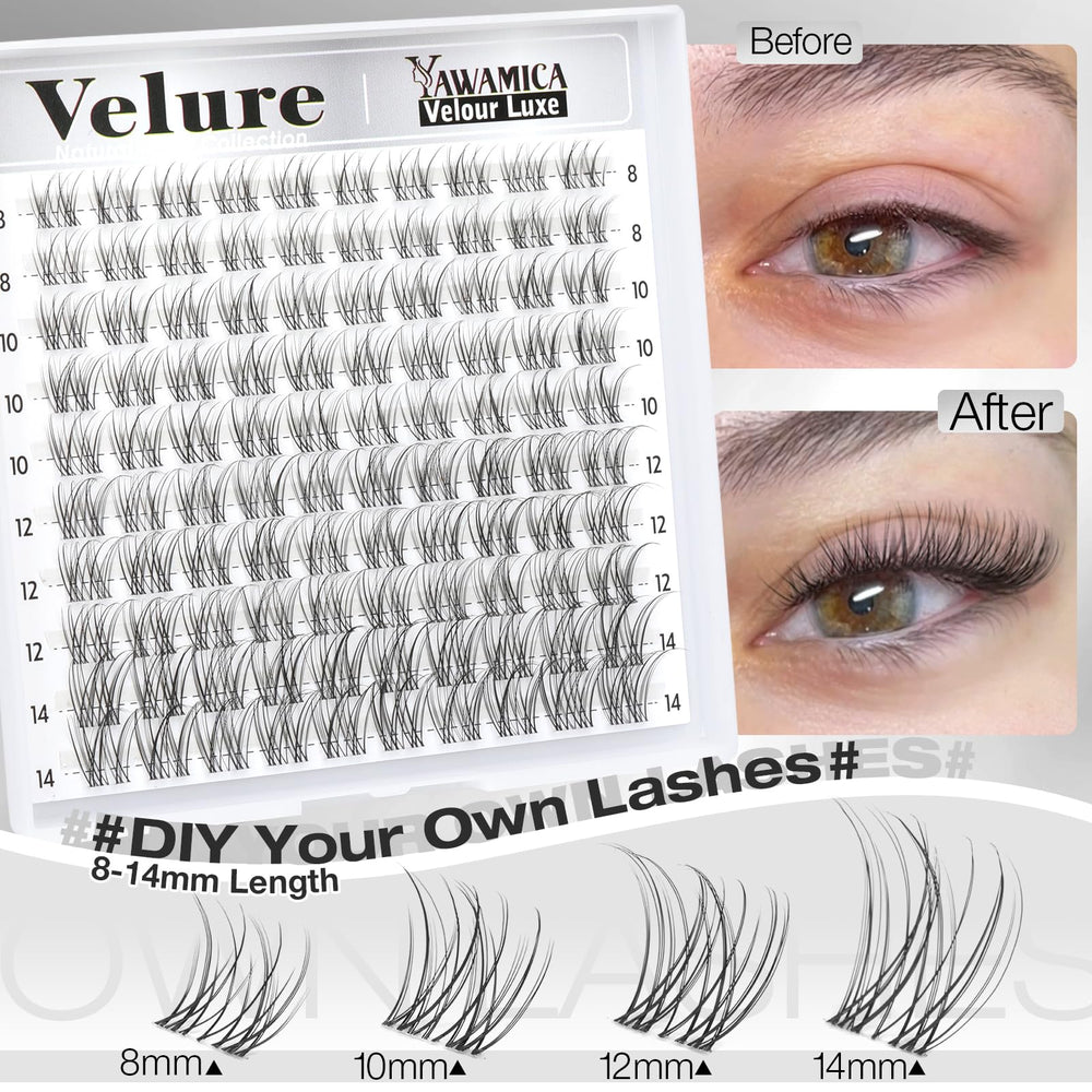 Yawamica CC Curl open-eye design for brighter appearance.