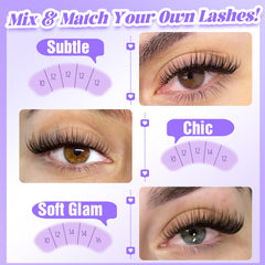 Yawamica lashes ideal for daily wear and no-makeup look enhancement.