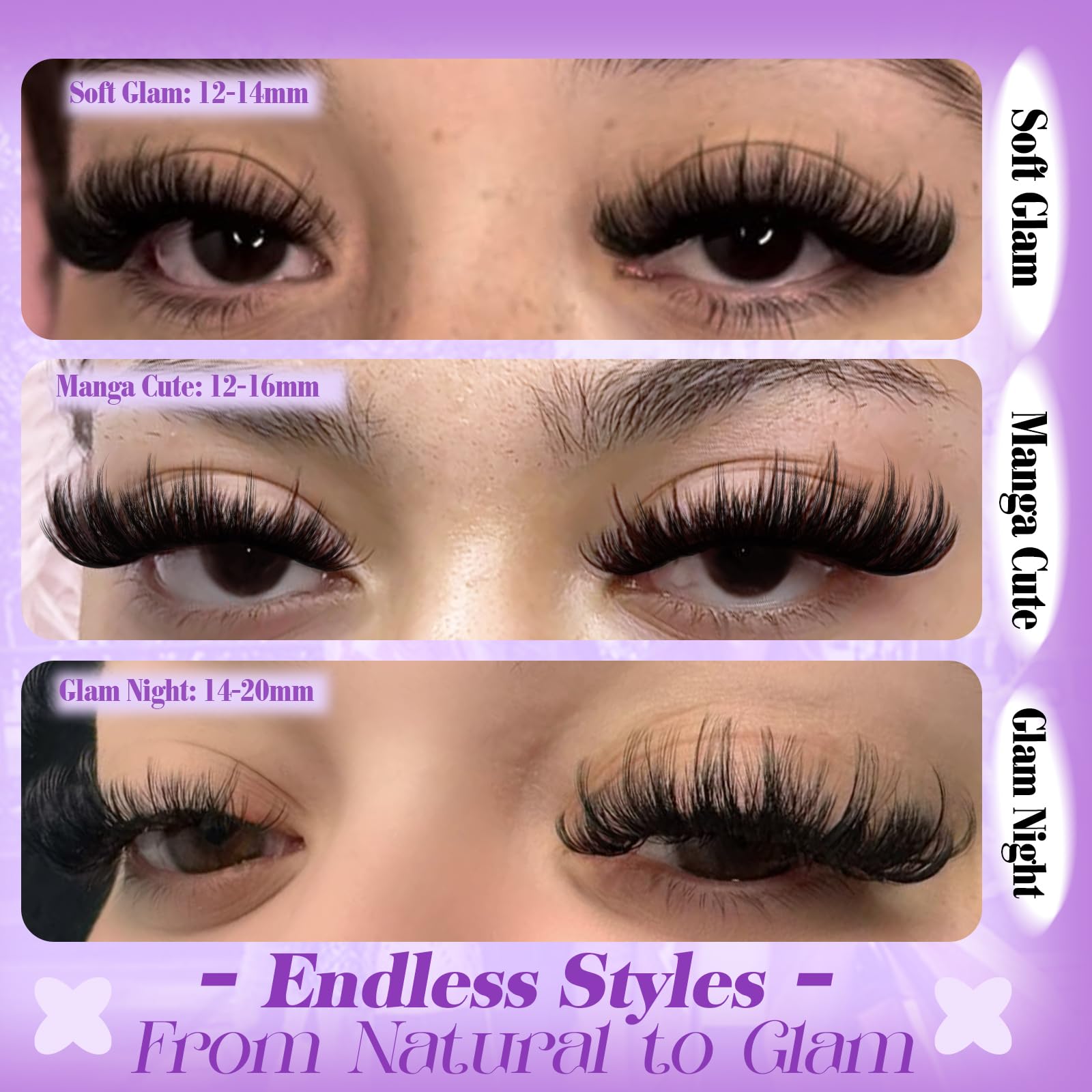 Yawamica DIY-friendly lash clusters for at-home application
