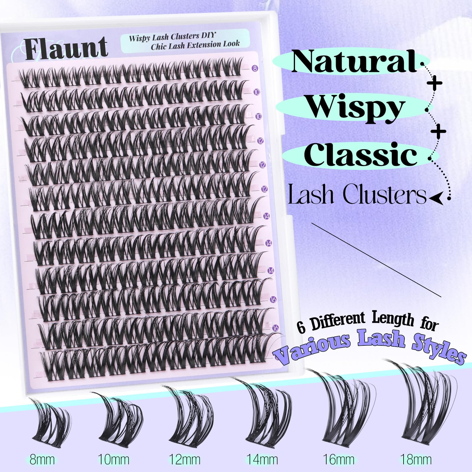 Yawamica DIY lash application clusters enable quick, neat results.