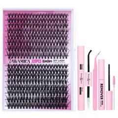 Yawamica DIY lash kit contents arranged for easy home use
