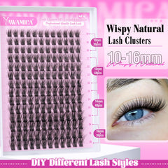 Yawamica DIY lash extensions set of 168 pieces for home use