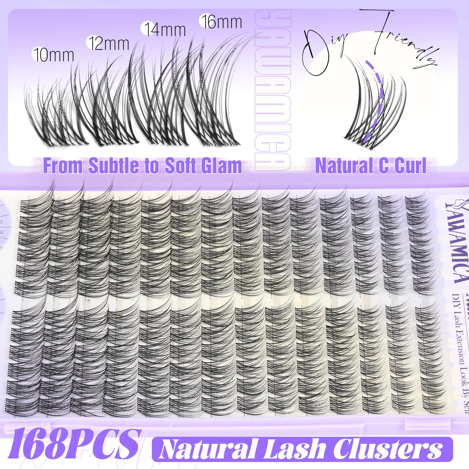 Yawamica DIY lash extensions for quick at-home application.