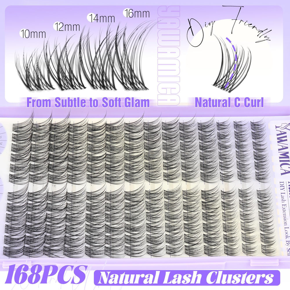 Yawamica DIY lash extensions for quick at-home application.