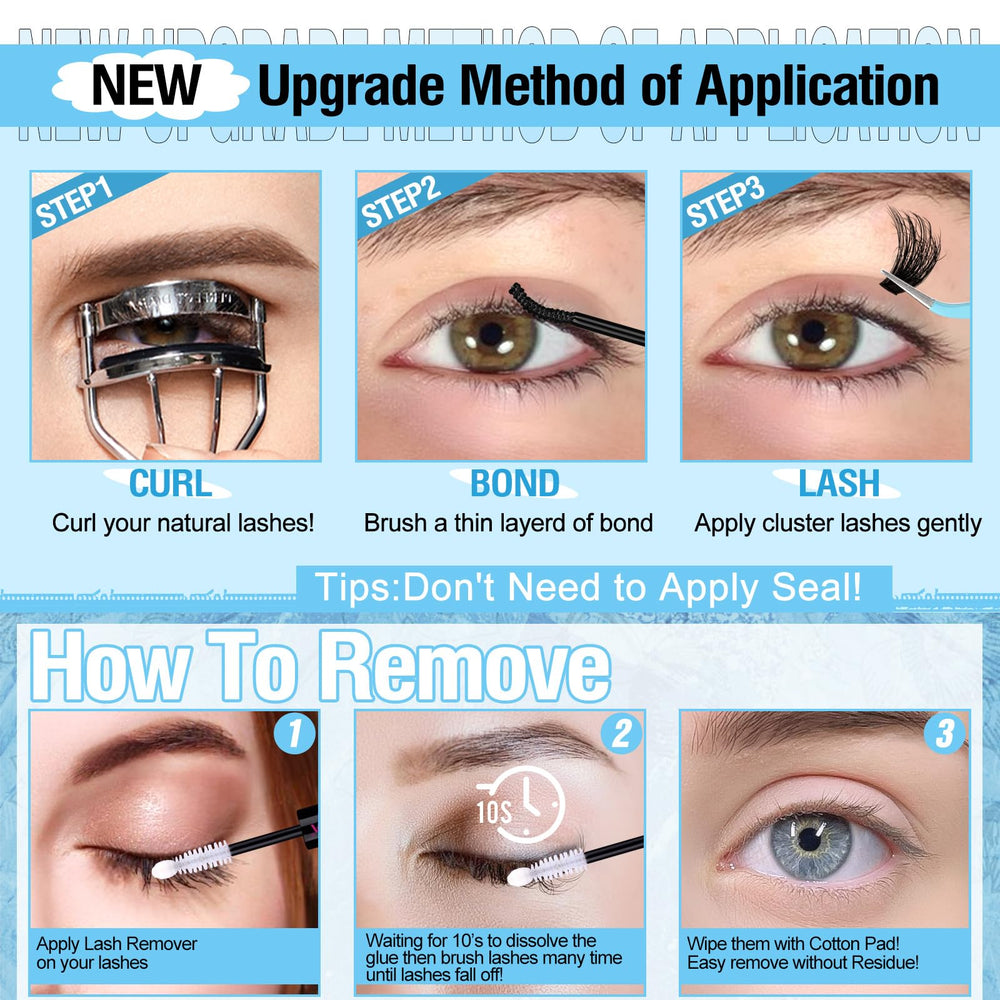 Yawamica DIY lash styles 10-20mm kit enables quick transformations.