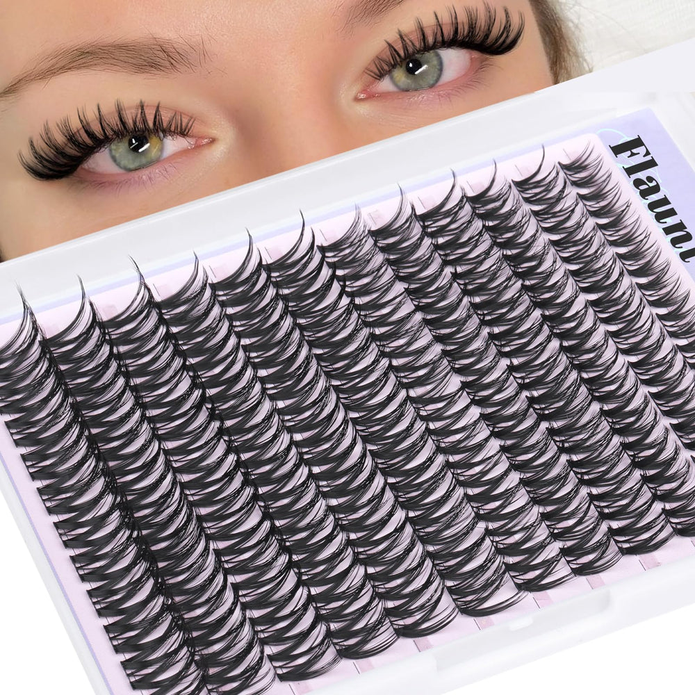 Yawamica Flaunt Lash Clusters wispy 8-18mm blend naturally for everyday glam.
