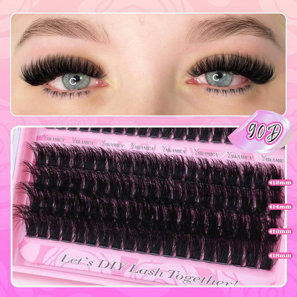 Yawamica three-step application for easy home lash DIY