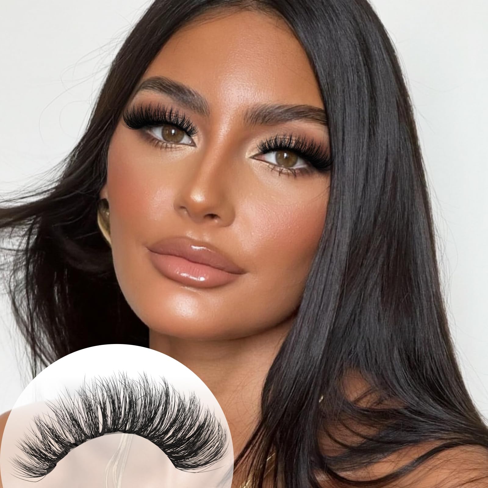 Yawamica Fluffier lash clusters reusable with durable construction and comfort
