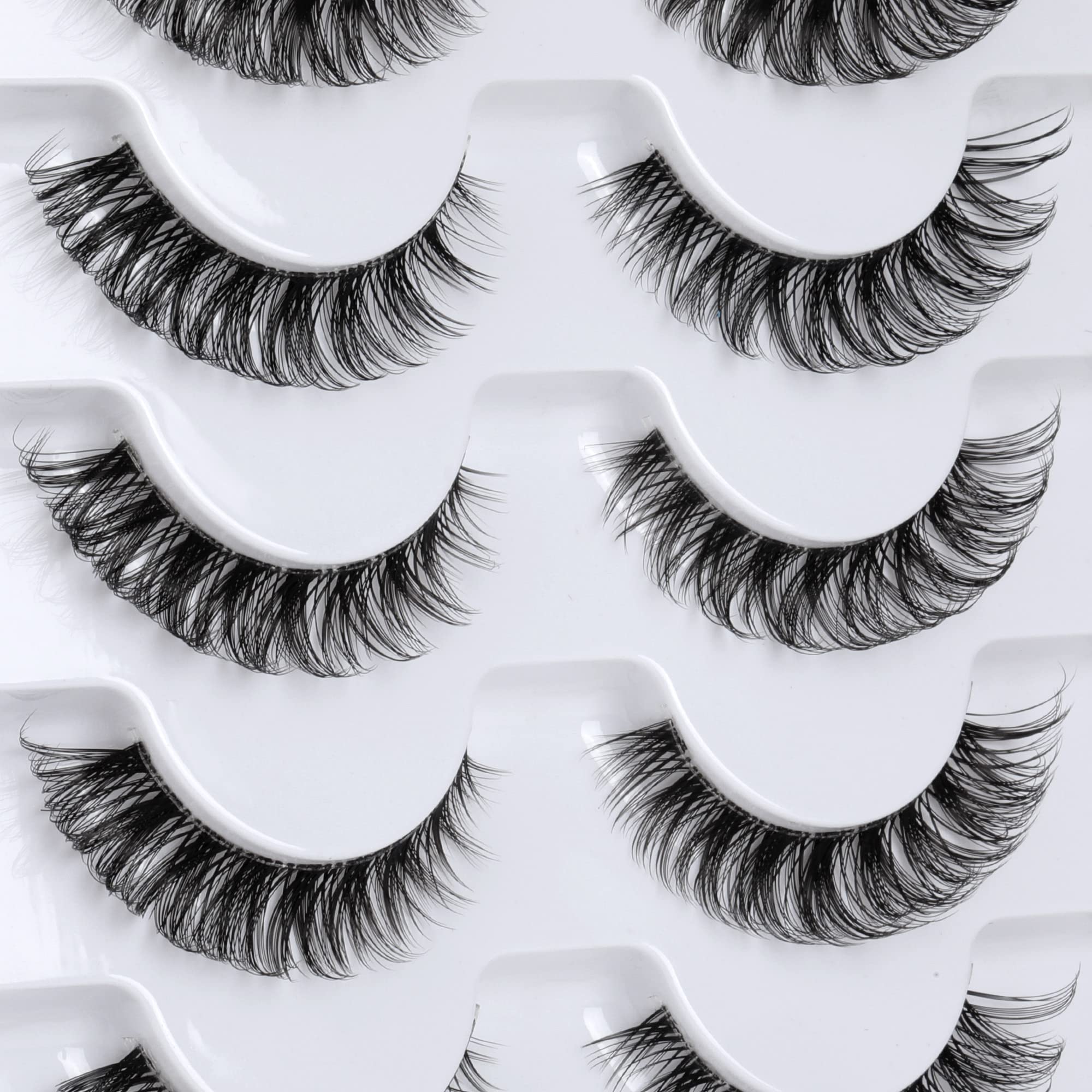 Yawamica invisible-band lashes simplify application and comfort all day.