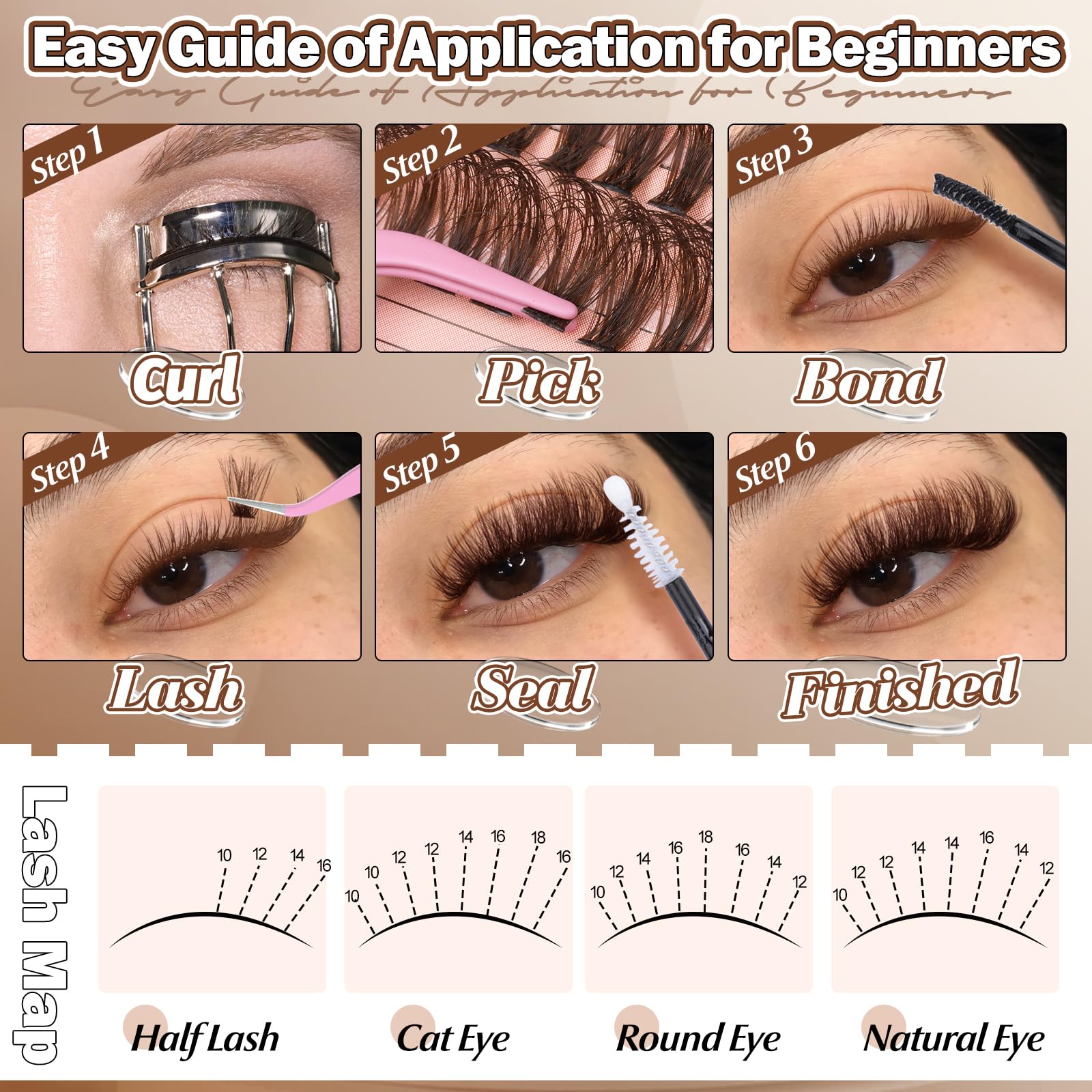 Yawamica lash extension at home kit for DIY results