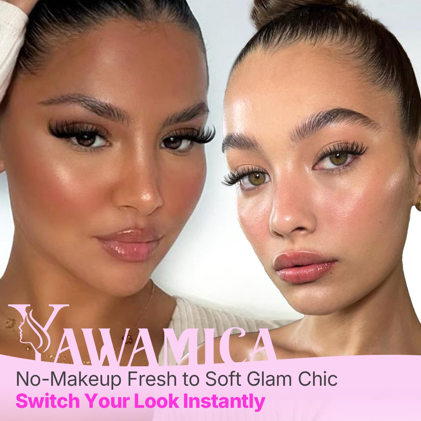 Yawamica lash remover 5ml for residue-free removal.