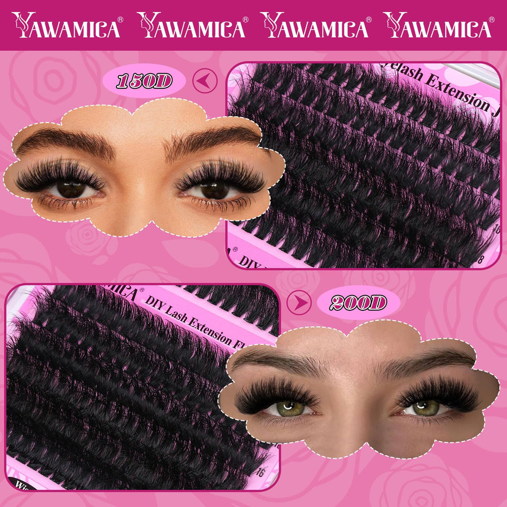 Yawamica lash remover for gentle, residue-free removal