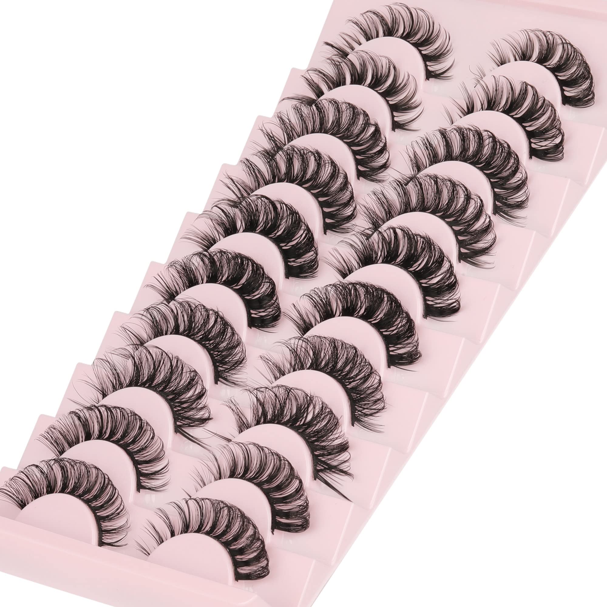 Yawamica lashes application angle highlights easy, beginner-friendly handling.