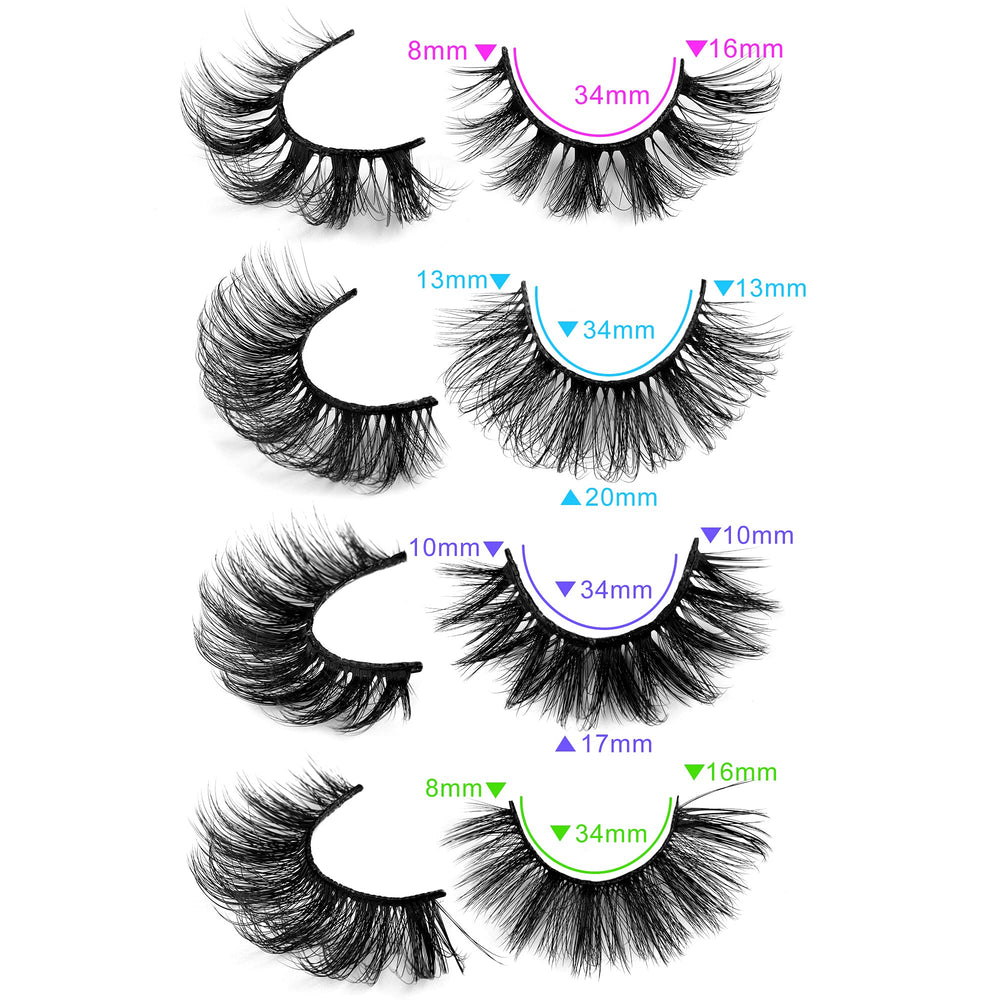 Yawamica lightweight lash band ensures all-day comfortable wear.