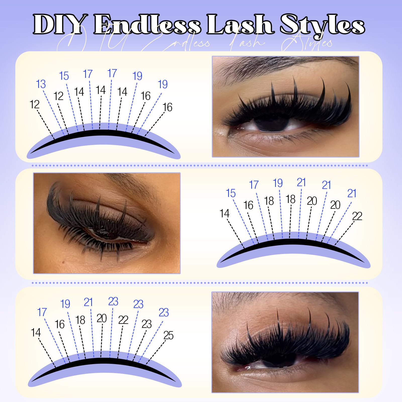 Yawamica manga look lashes to craft anime-inspired eye shapes.