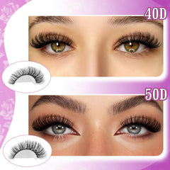 Yawamica mink-fiber lash clusters provide lightweight volume without heaviness
