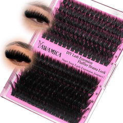 Yawamica mixed-volume clusters; versatile looks from daily chic to dramatic glam.