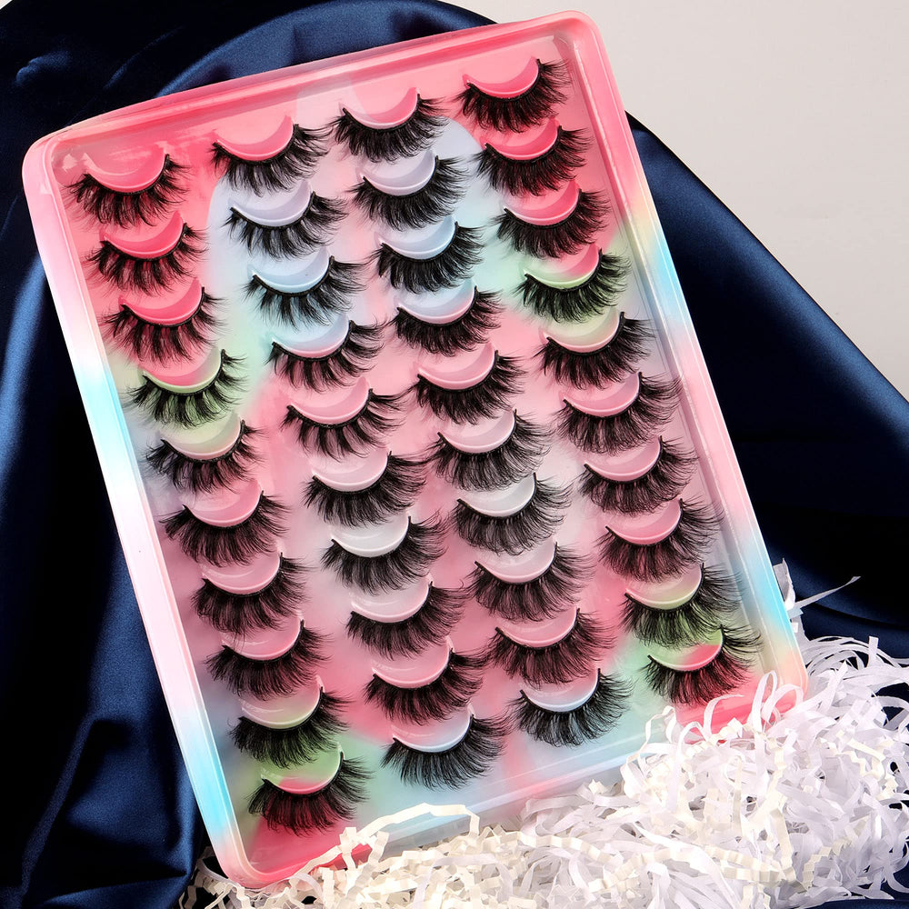Yawamica note: glue not included with this eyelash set.