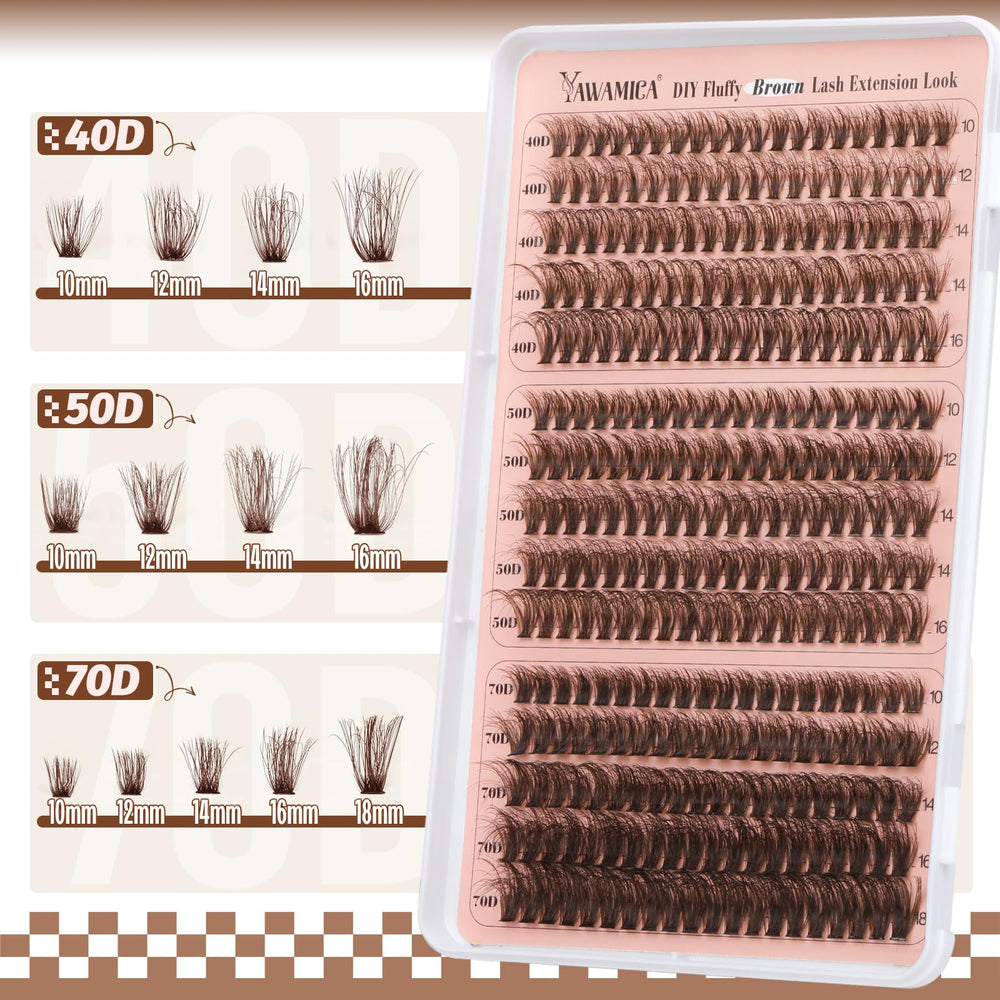 Yawamica premium brown color adds warmth and depth to your eyes