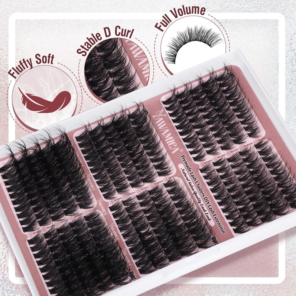 Yawamica reusable clusters designed for multiple wears with proper care.